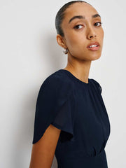 Reformation Lula Dress - Navy