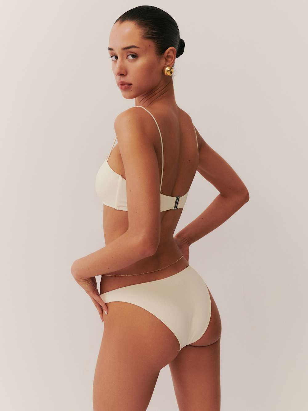 Reformation Monaco Bikini Top - Fior Di Latte