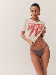 Reformation Porto Bikini Bottom - Morel