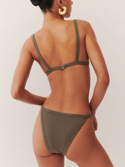 Reformation Porto Bikini Bottom - Morel