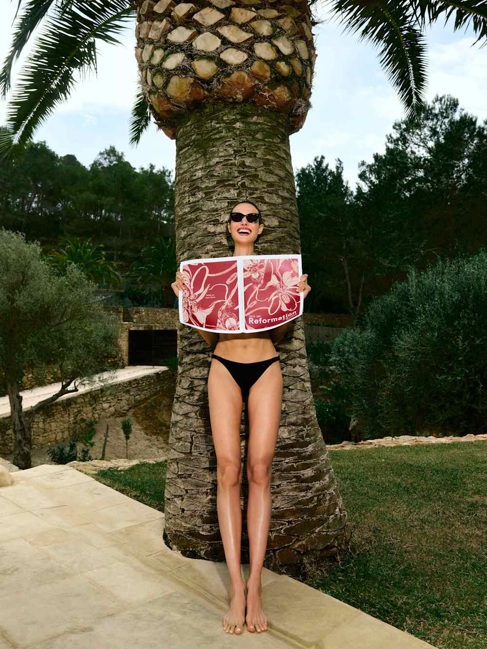 Reformation Volta Bikini Bottom - Black