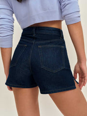 Reformation Norah Stretch High Rise 3.5” Jean Shorts - Seneca