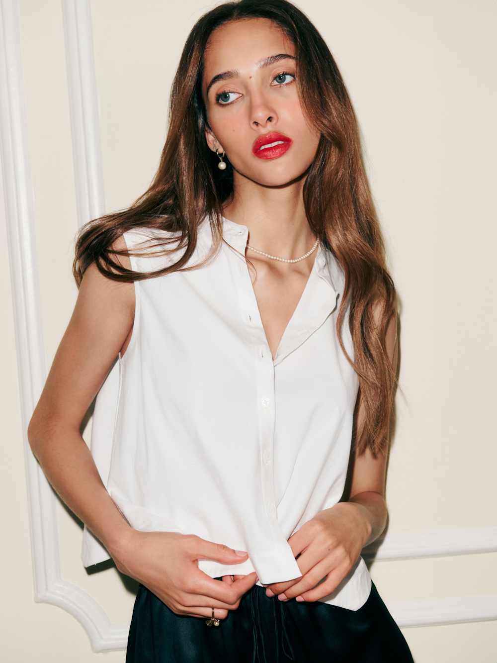 Reformation Stone Top - White