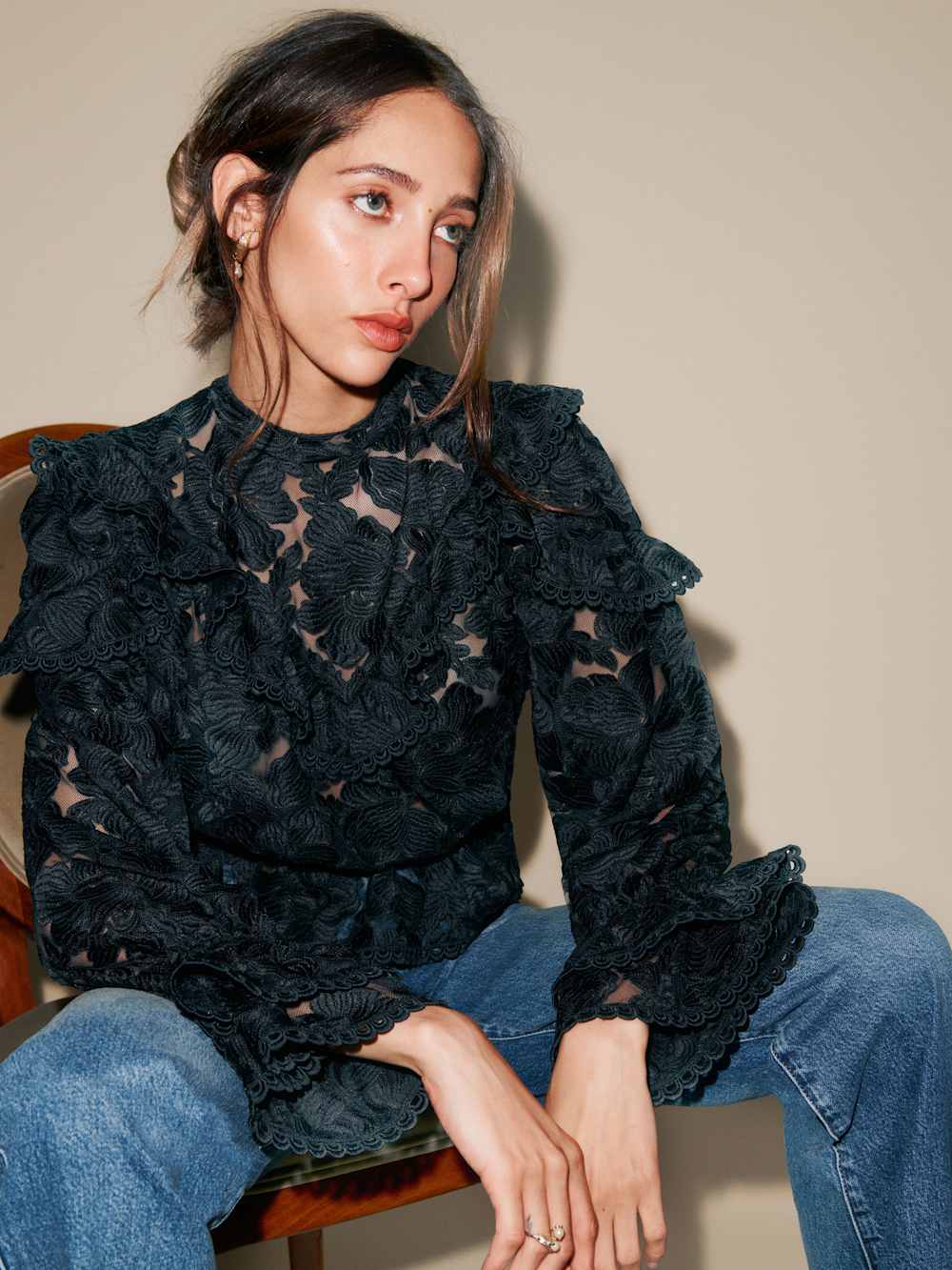 Reformation Carlisle Top - Black