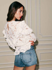 Reformation Carlisle Top - Ivory
