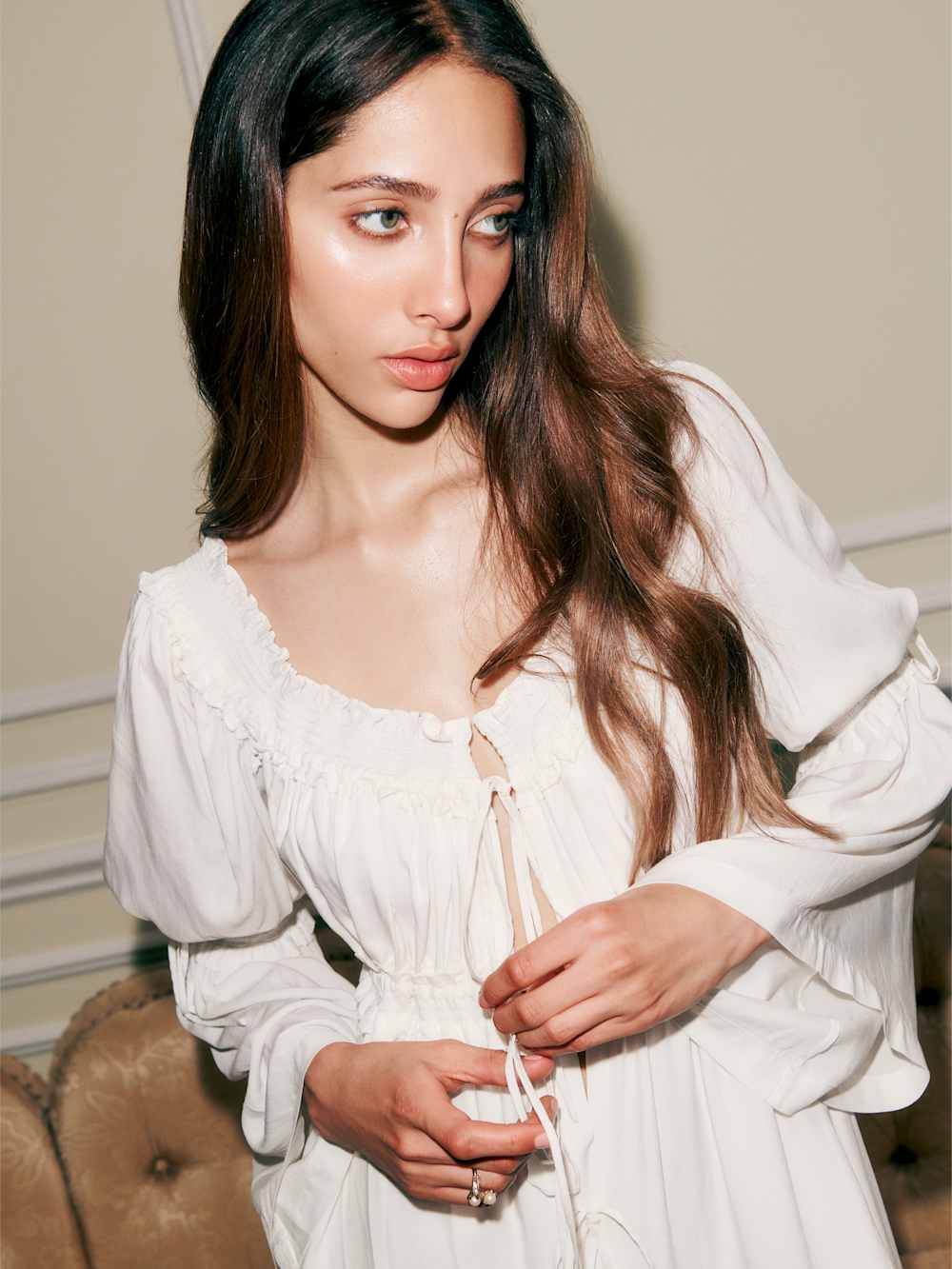 Reformation Cabrini Dress - Ivory