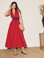 Reformation Downing Dress - Lipstick