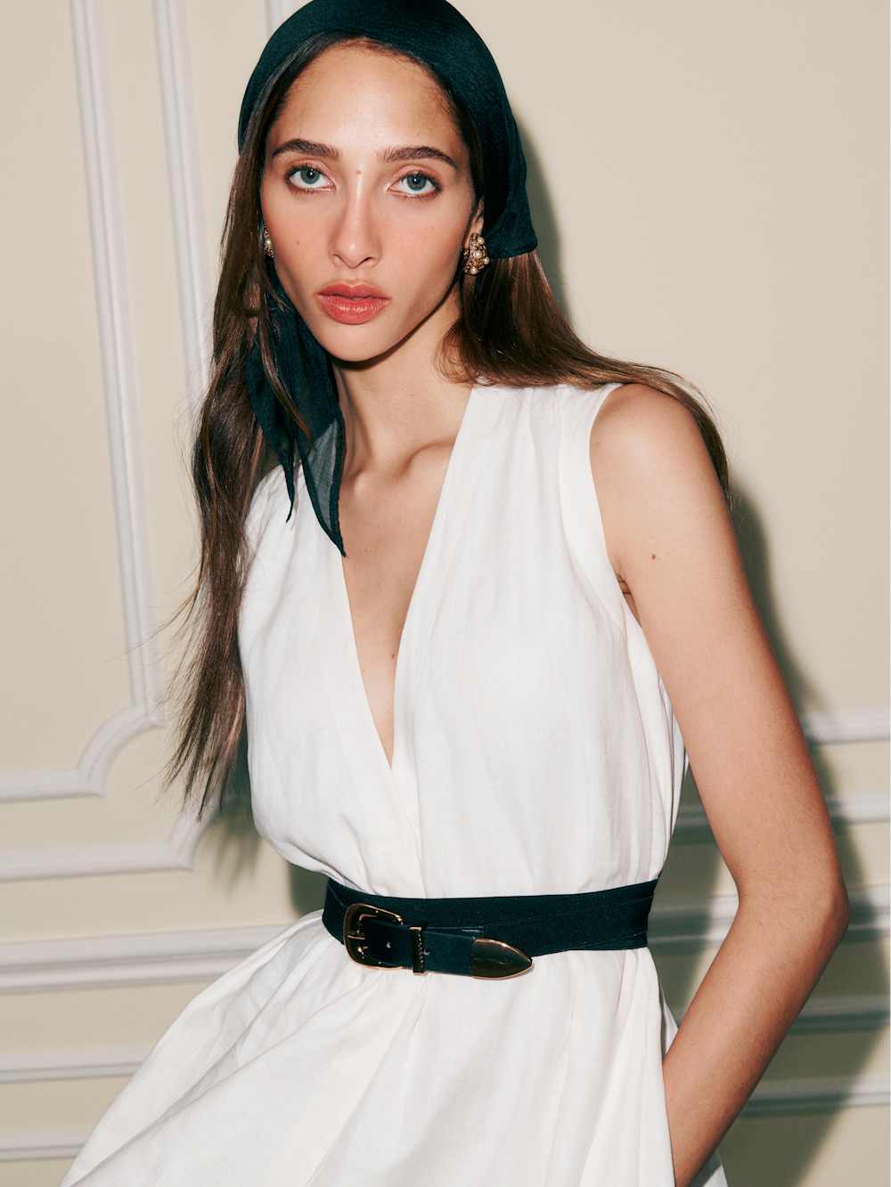 Reformation Downing Dress - White