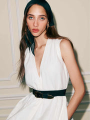 Reformation Downing Dress - White