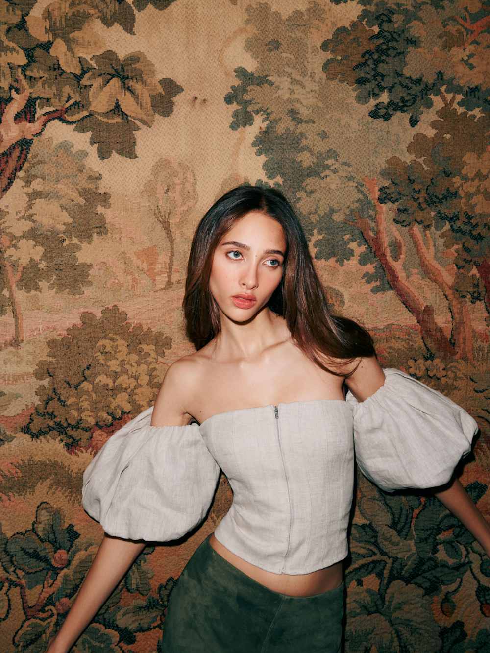 Reformation Thayer Top - Oatmeal