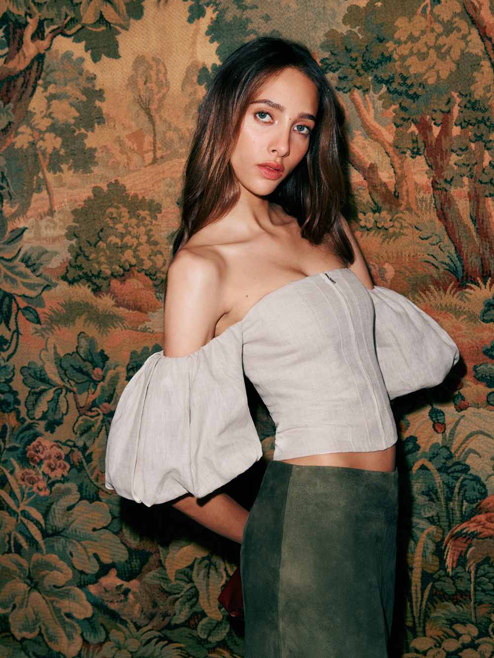 Reformation Thayer Top - Oatmeal