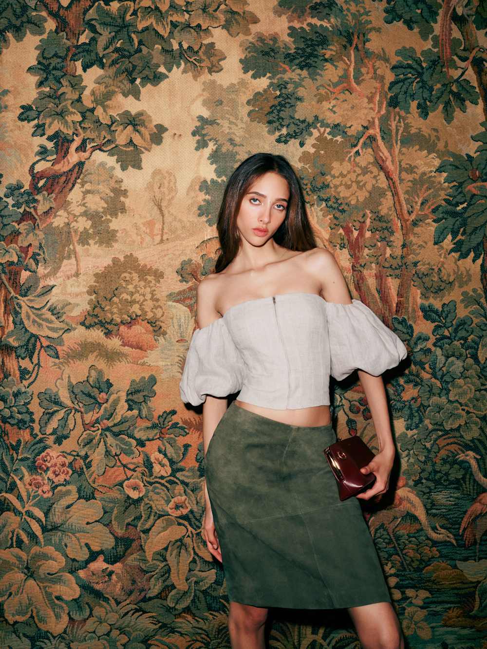 Reformation Thayer Top - Oatmeal