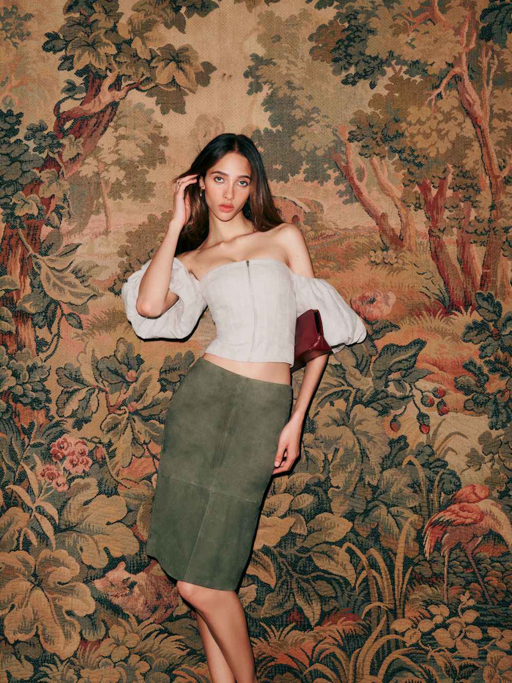 Reformation Thayer Top - Oatmeal