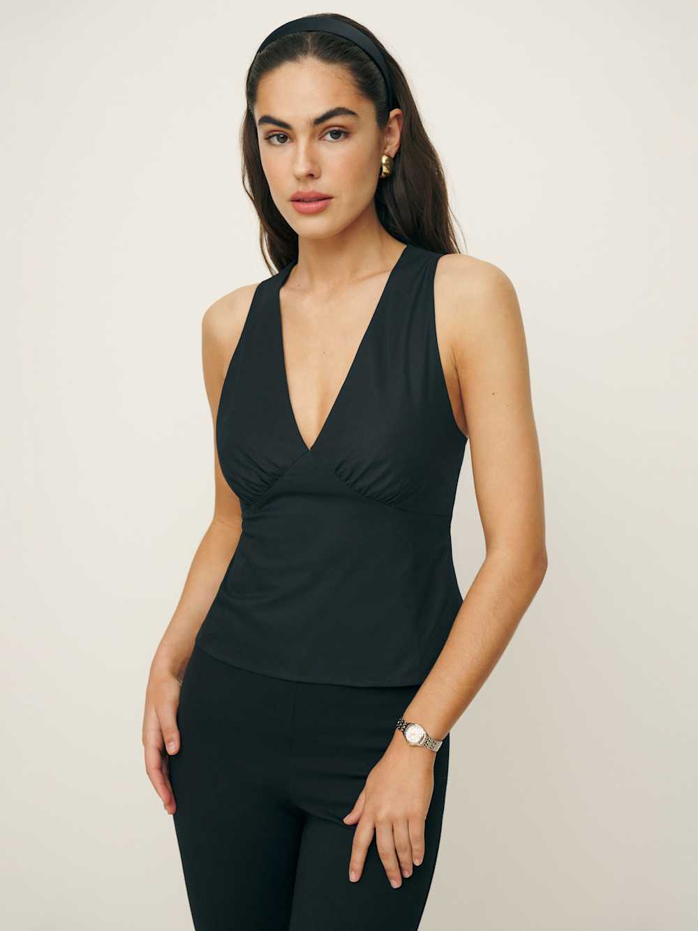 Reformation Meg Top - Black