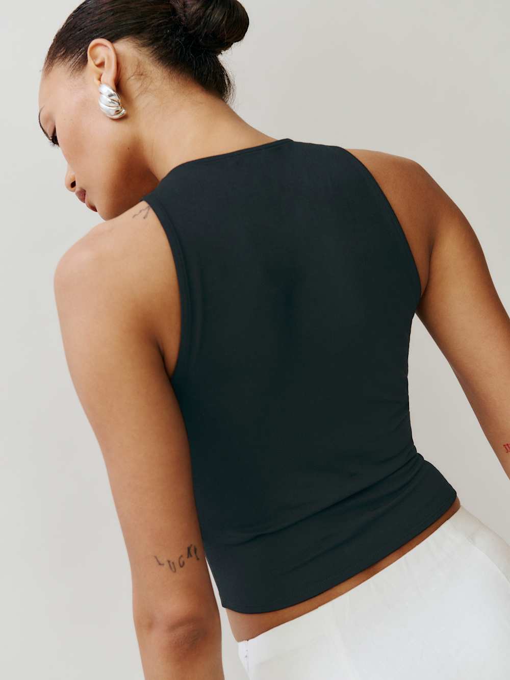 Reformation Bowie Knit Top - Black
