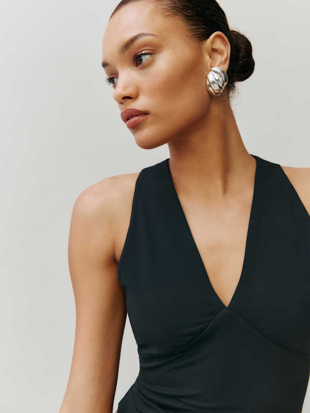 Reformation Bowie Knit Top - Black