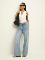 Reformation Bowie Knit Top - Fior Di Latte