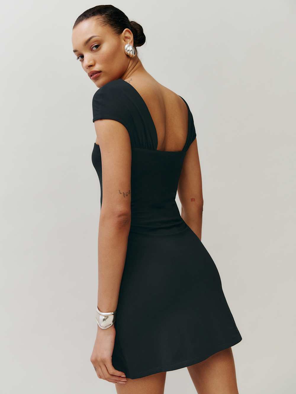 Reformation Carmina Knit Dress - Black