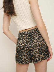 Reformation Chloe Silk Short - Leo