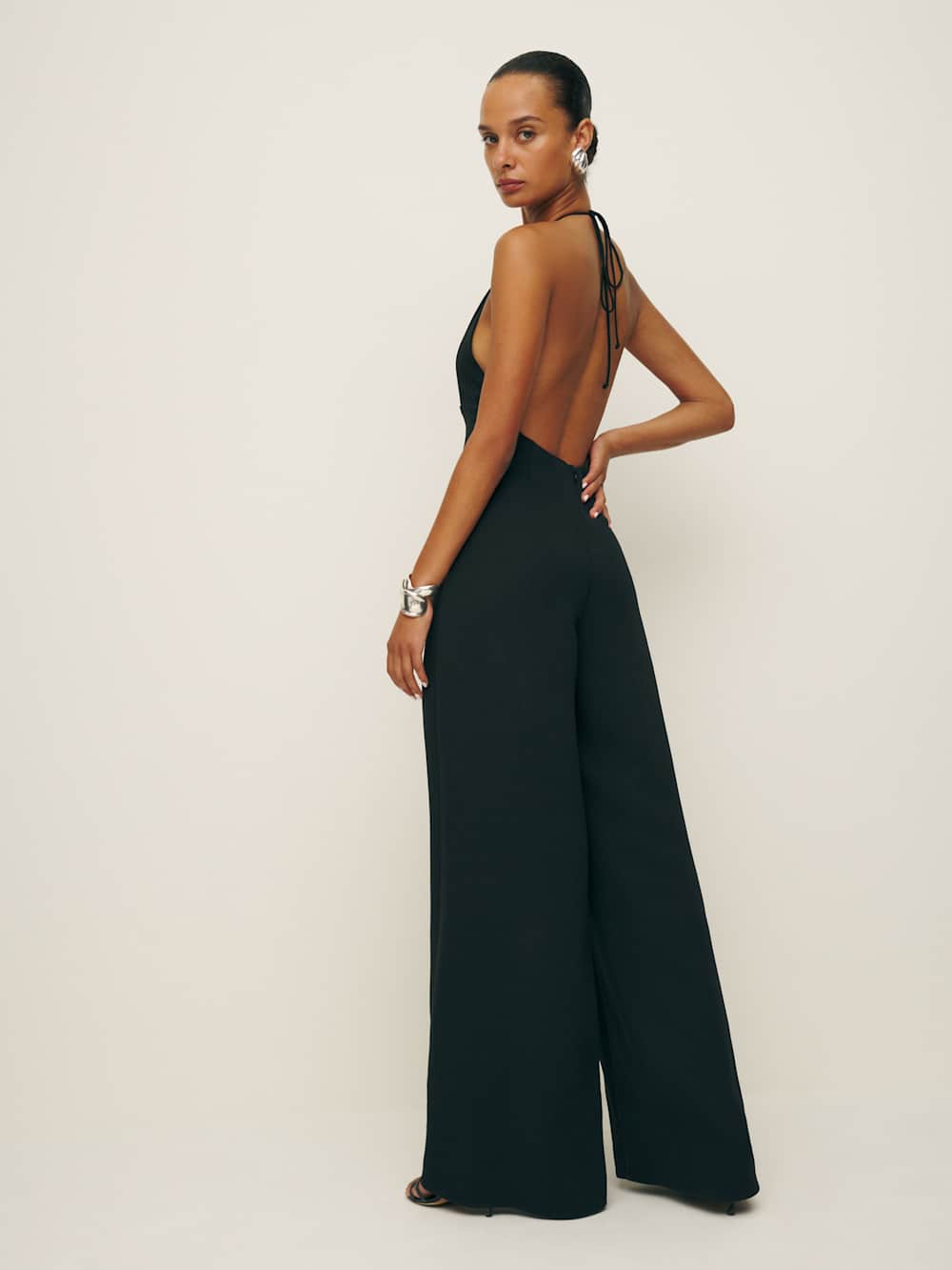 Reformation Michelle Jumpsuit - Black