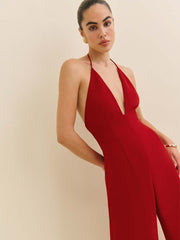 Reformation Michelle Jumpsuit - Lipstick