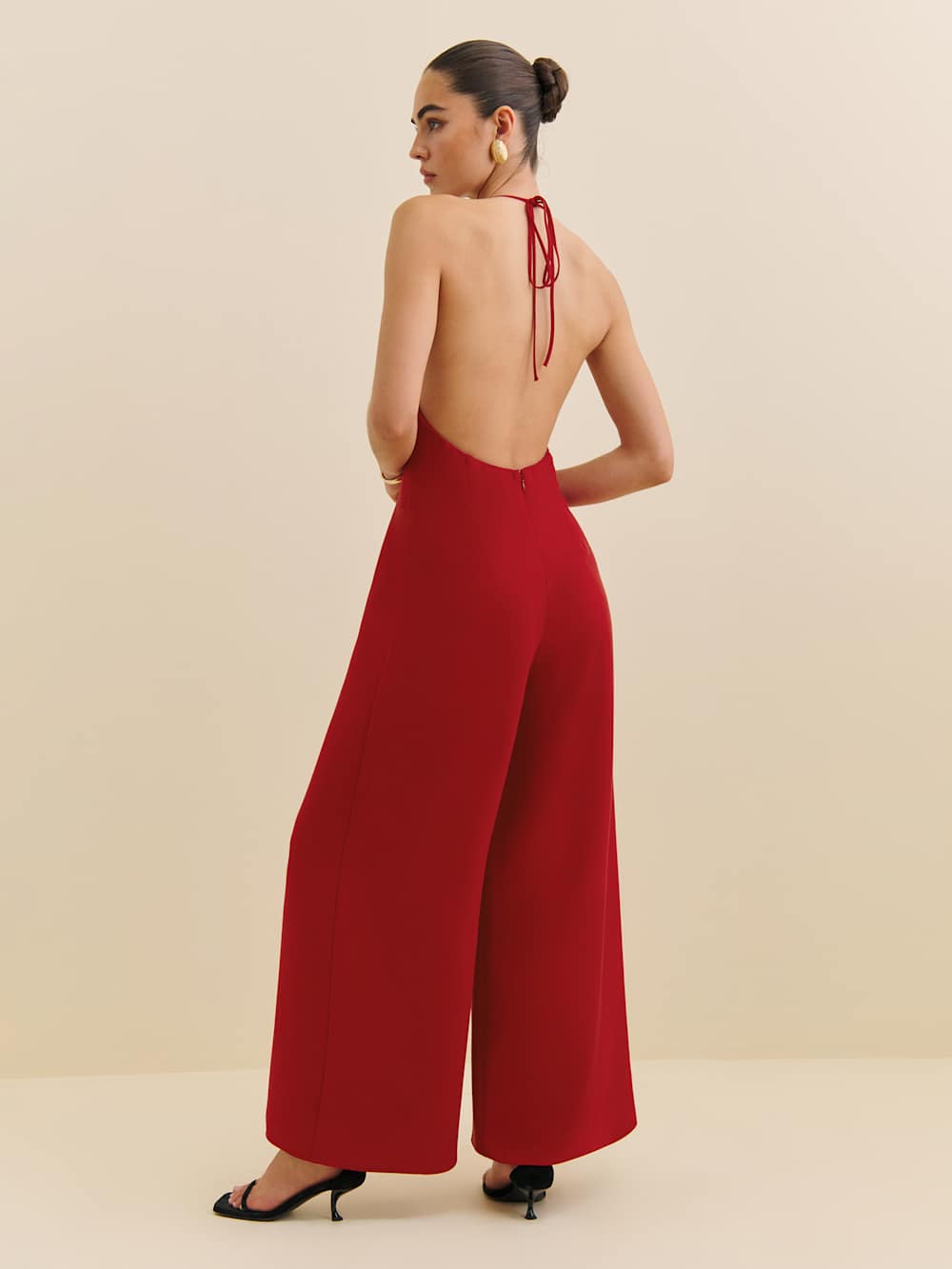 Reformation Michelle Jumpsuit - Lipstick
