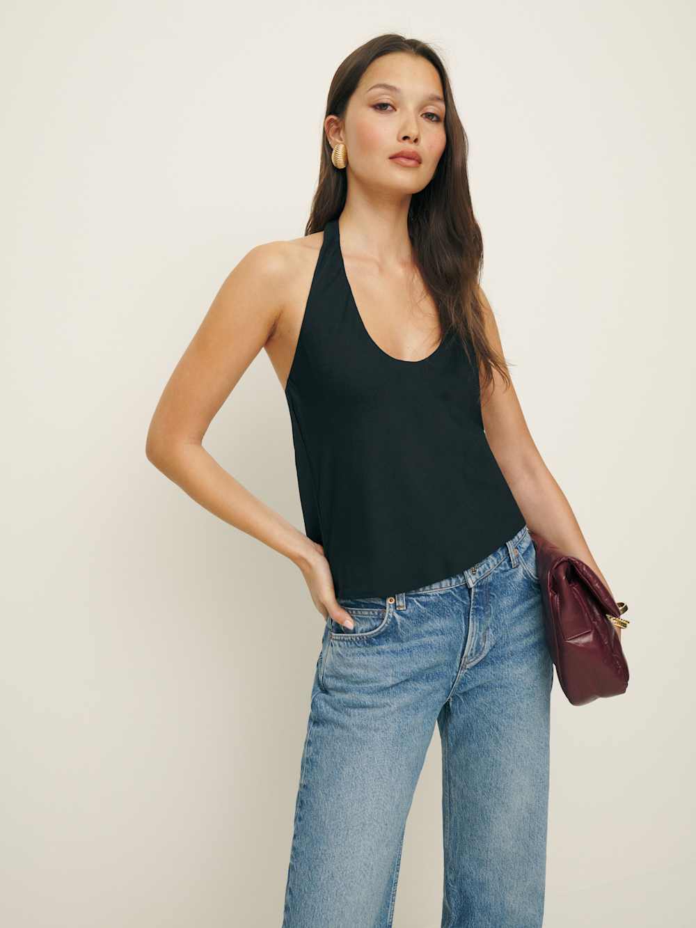 Reformation Kylo Top - Black