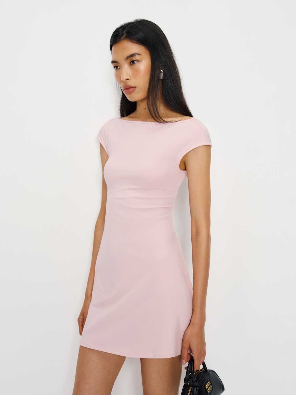 Reformation Soleil Knit Dress - Cherry Blossom