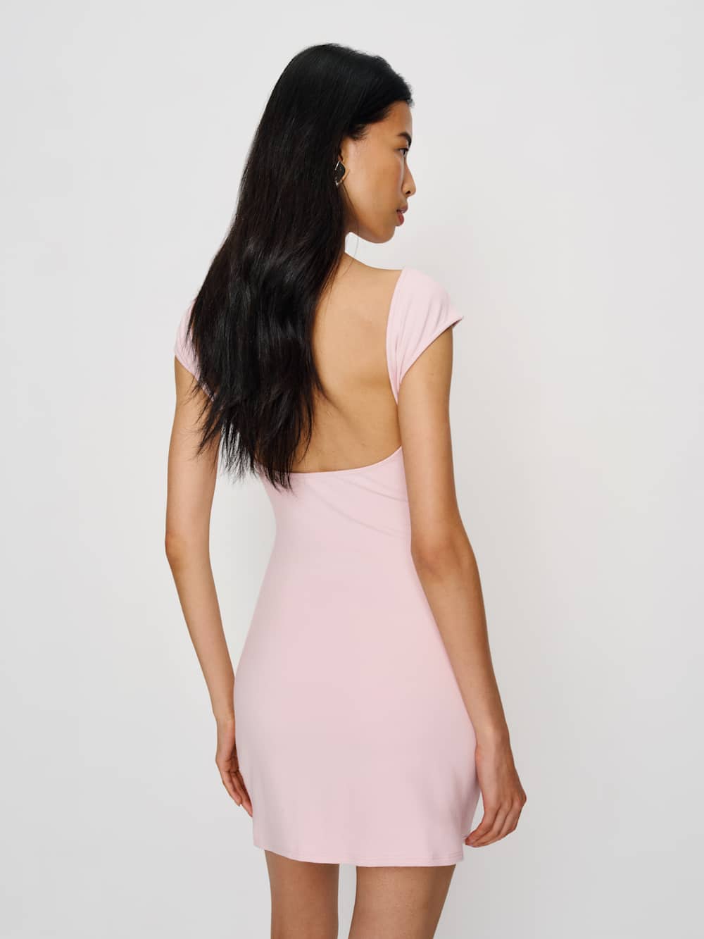 Reformation Soleil Knit Dress - Cherry Blossom