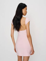 Reformation Soleil Knit Dress - Cherry Blossom