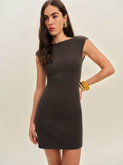 Reformation Soleil Knit Dress - Mole