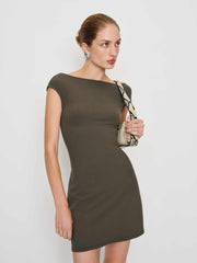 Reformation Soleil Knit Dress - Pine Tree