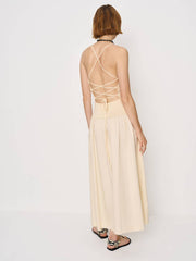 Reformation Ginny Cotton Sweater Dress - Sugar
