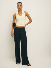 Reformation Austine Knit Top - Custard