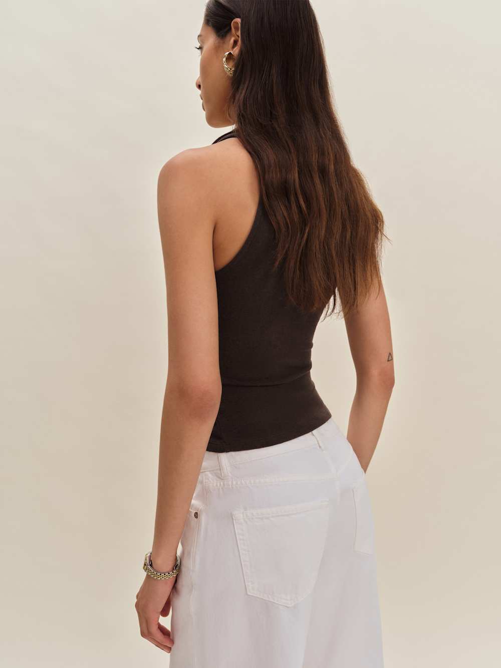 Reformation Austine Knit Top - Mole
