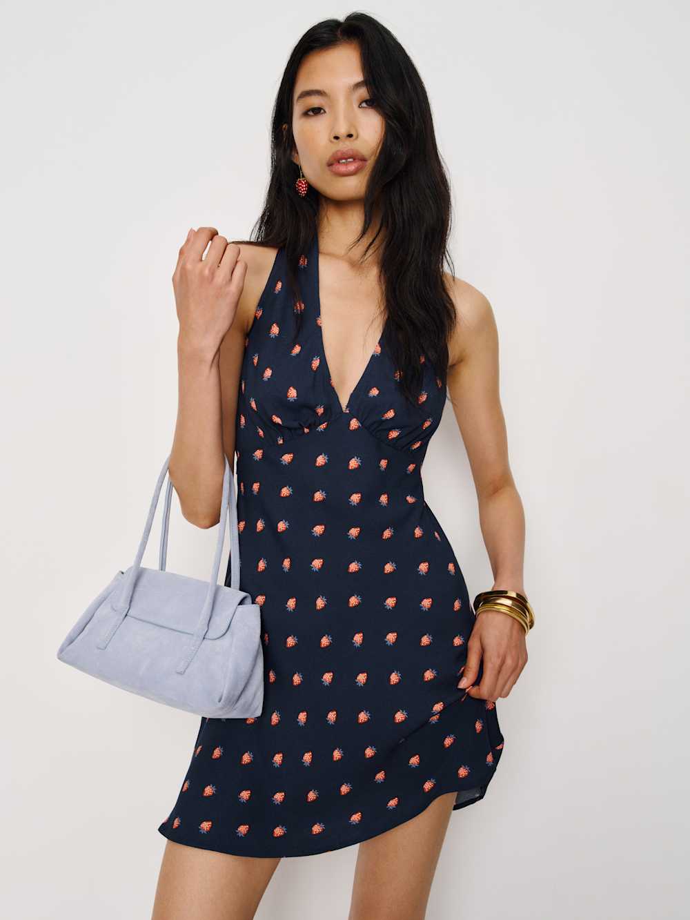 Reformation Delanie Dress - Strawberry Pie