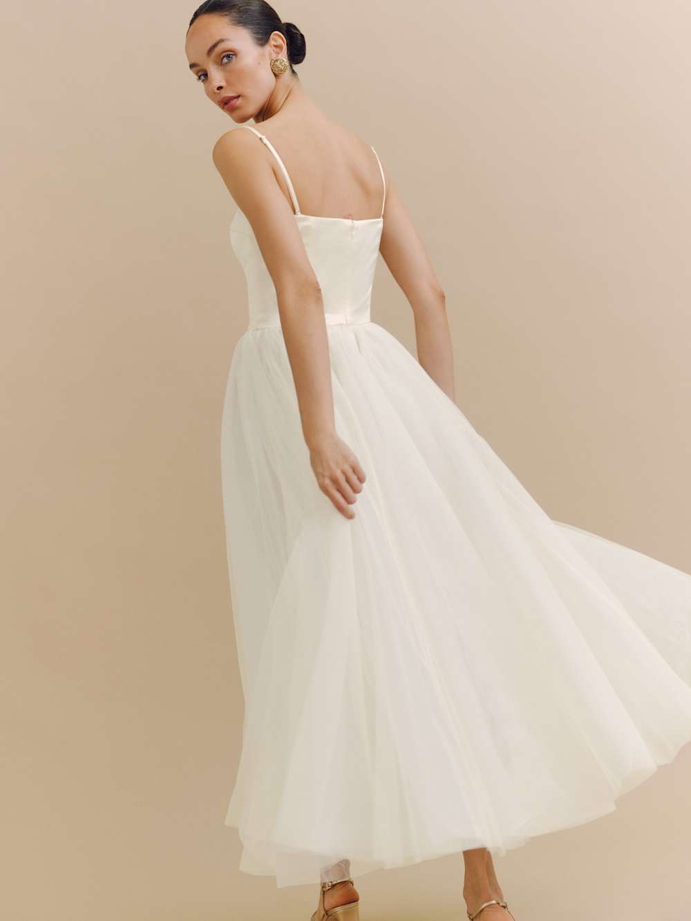 Reformation Alouette Dress - Fior Di Latte