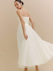 Reformation Alouette Dress - Fior Di Latte