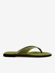 Reformation Jessie Thong Sandal - Avocado Suede