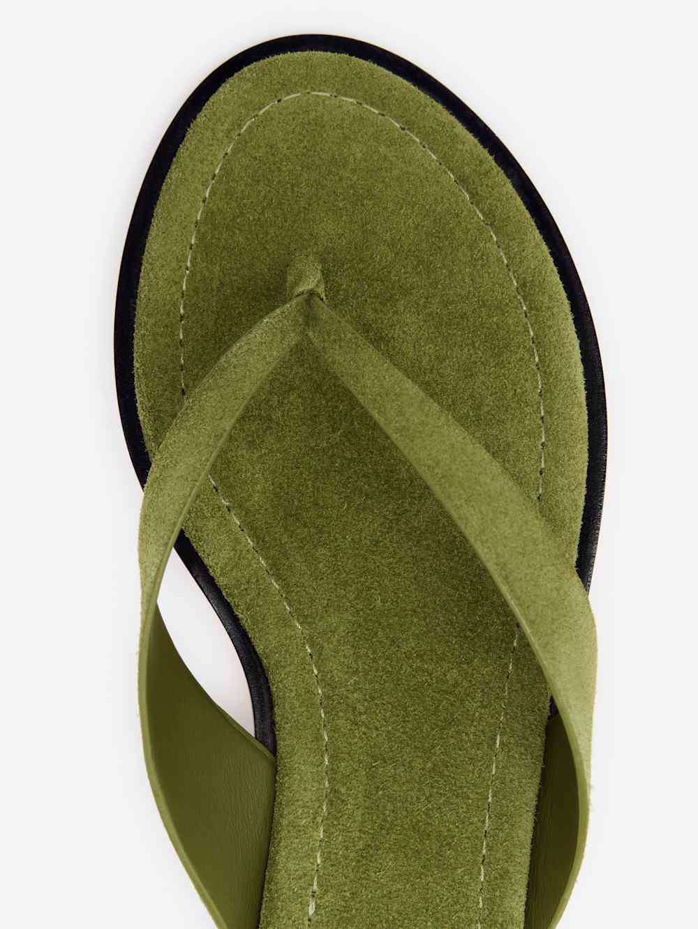 Reformation Jessie Thong Sandal - Avocado Suede
