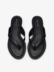Reformation Jessie Thong Sandal - Black Black