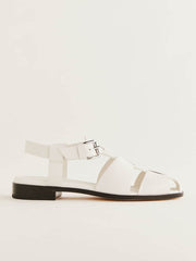 Reformation Freya Fisherman Sandal - White Leather