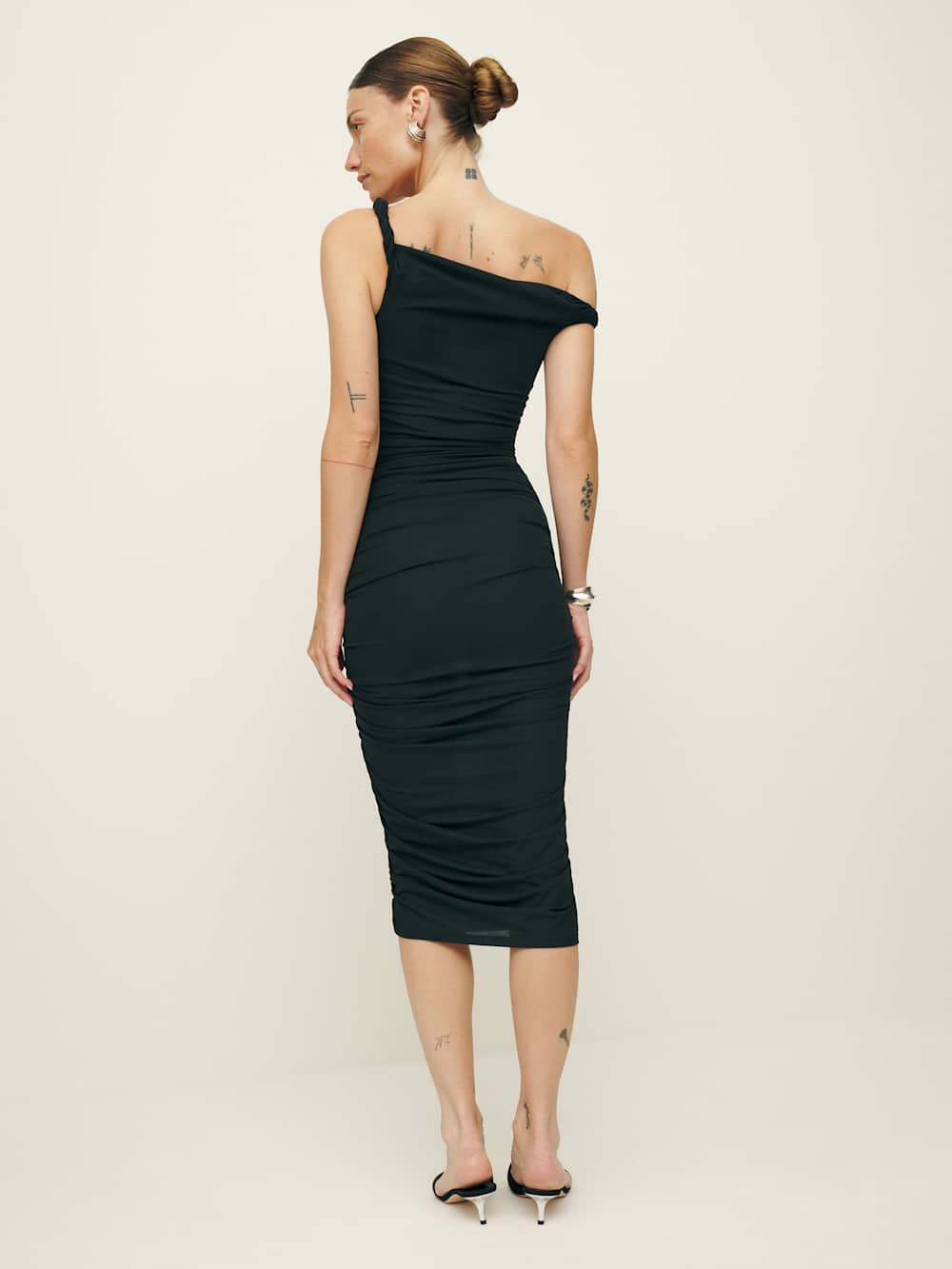 Reformation Alycia Knit Dress - Black