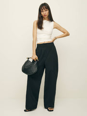 Reformation Danielle Oversized Pant - Black