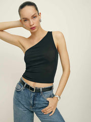 Reformation Maddie Knit Top - Black