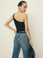 Reformation Maddie Knit Top - Black