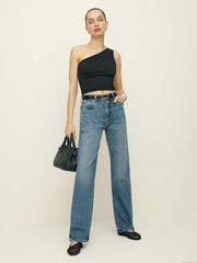 Reformation Maddie Knit Top - Black