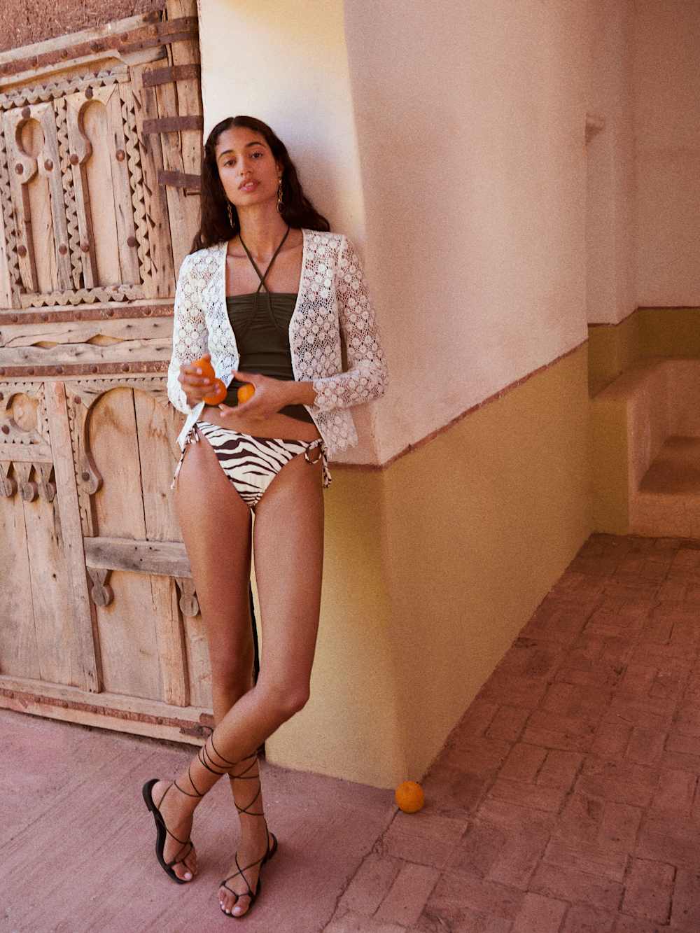 Reformation Elba Bikini Bottom - Wild