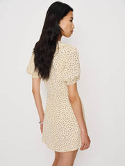 Reformation Kaylia Dress - Salt And Pepper