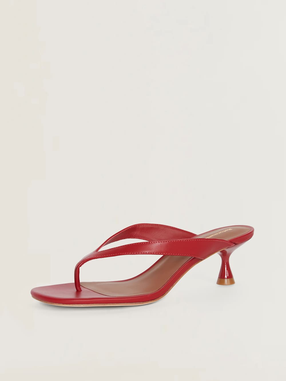 Reformation Sophie Heeled Sandal - Scarlet